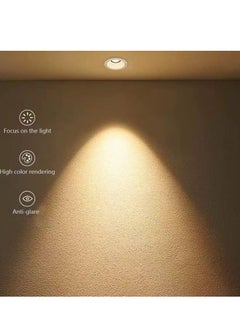 Y&D LED Bulbs Dimmable 5W 50W Equivalent 2700K Warm White 450 Lumens Standard Base 38° Beam Angle Pack of 4  - Image 3