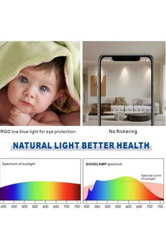 Y&D LED Bulbs Dimmable 5W 50W Equivalent 2700K Warm White 450 Lumens Standard Base 38° Beam Angle Pack of 4  - Image 5
