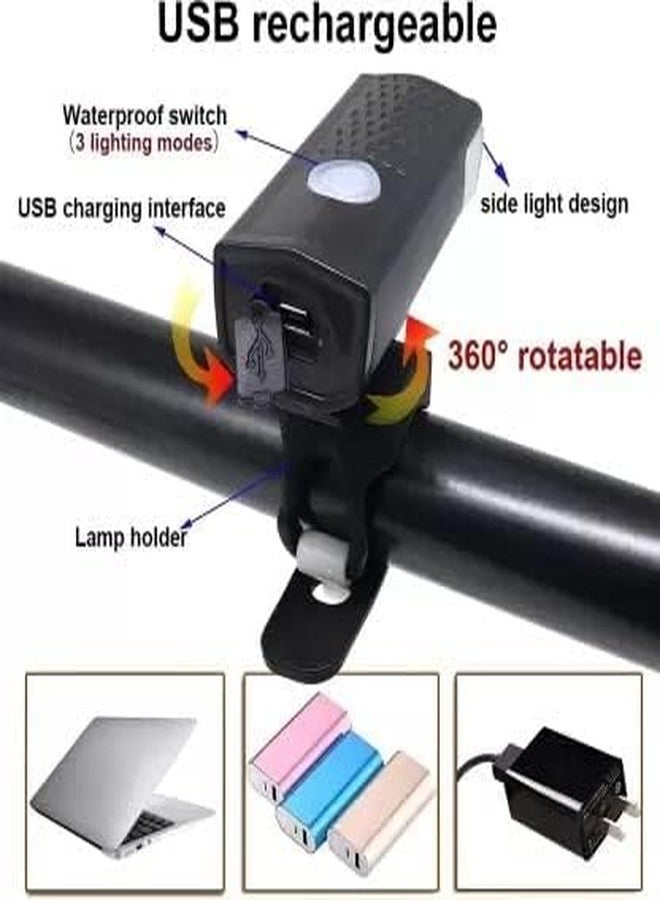 FCCRACING FCC Racing Bicycle Combo: Front Light, Back Tail Light, Tyre Valve Light & Wire Number Lock (Multicolor) - Image 3