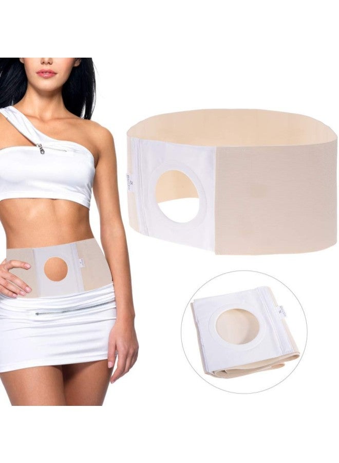 Ostomy Belt, 3 Sizes Adjustable Elastic Breathable Abdomen Ostomy Hernia Support Belt with Magic Pad, Abdominal Stoma Binder Brace Abdomen Band Stoma Support - Men Or Women  - Image 2
