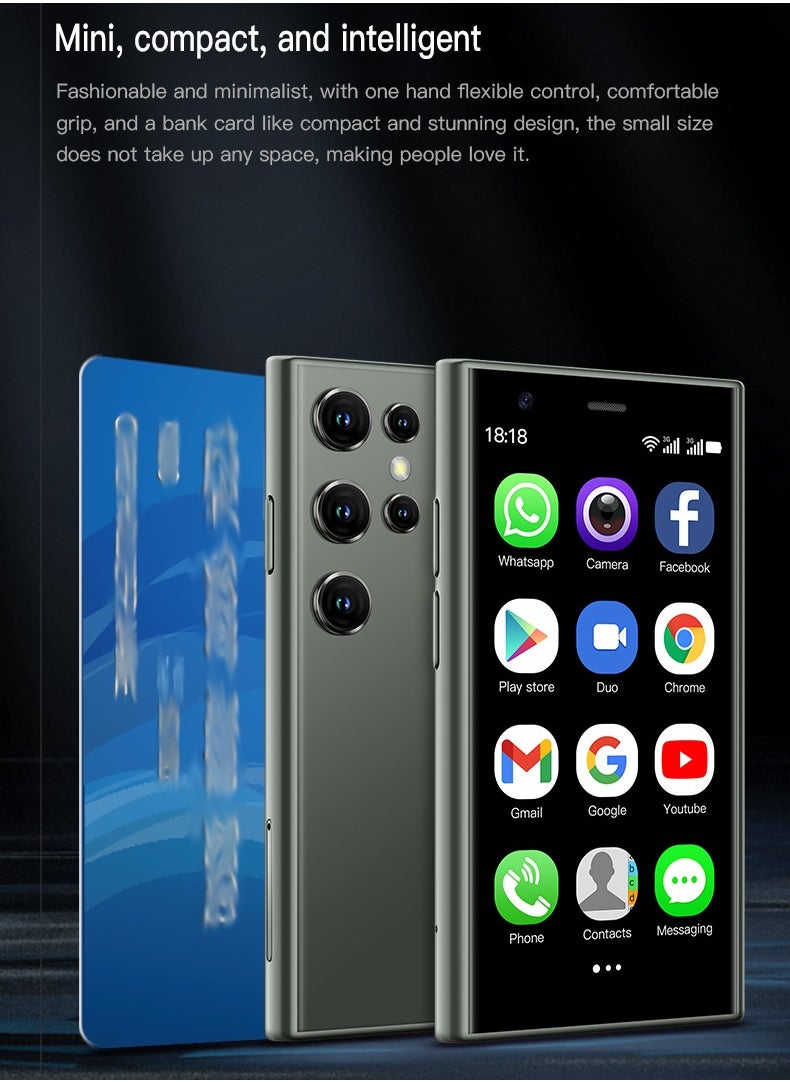 SOYES - S23PRO Mini Smart Mobile Phone 3.0" Screen 3G Network, 2GB+16GB, Android 8.1, Dual SIM, 1000mAh Battery, HD Camera, Type-C, Ultra Compact Lightweight Smartphone - Image 1