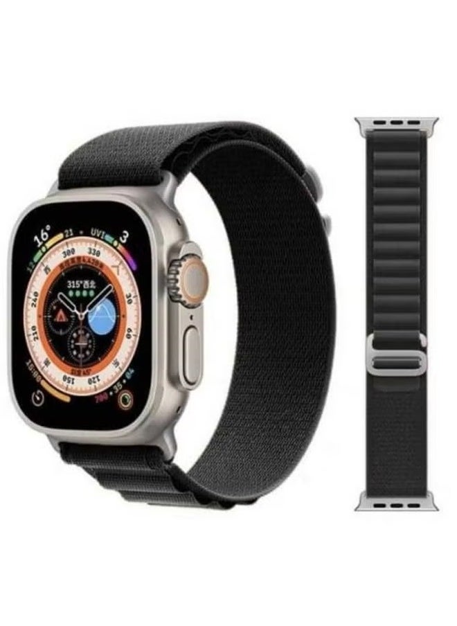 Generic - Nylon Fabric Band Wrist Strap For Apple Ultra Watch 42mm 44mm 45mm 49mm - Image 1