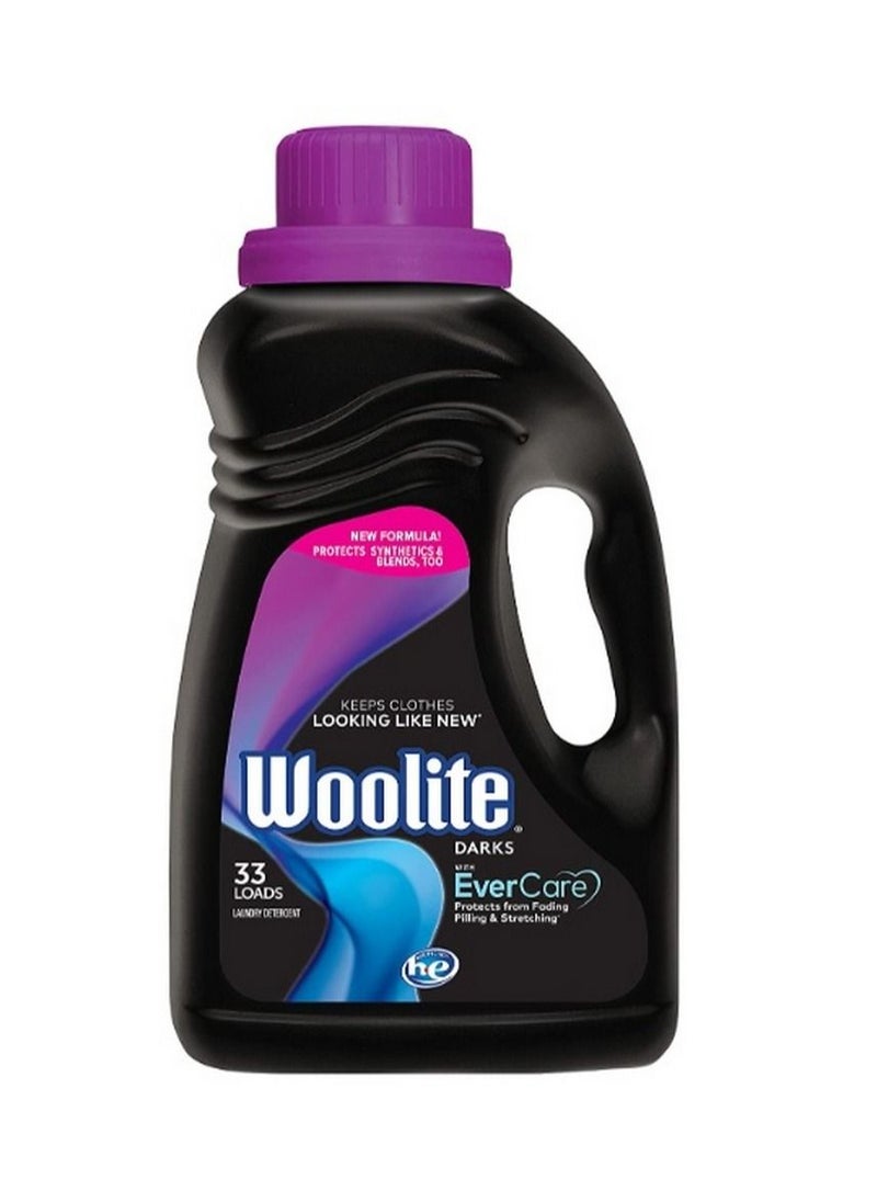Woolite - Woolite All Darks Laundry Detergent 33 Loads, 1.41Kg - Image 1