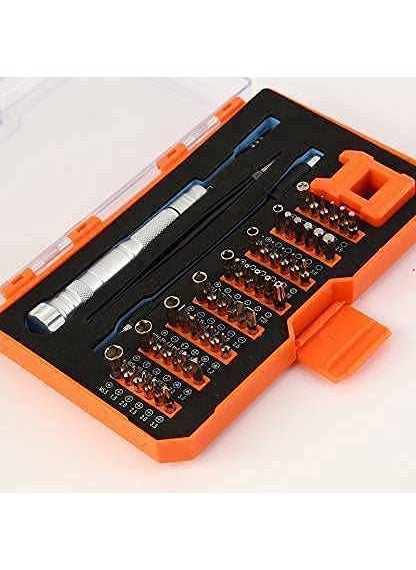 KPS - KPS 52 in 1 Screwdriver Set with Case Magnetic Bit Extension Flexible Shaft Compatible Home Tool Set Multifunctional Professional Electronics Repair Kit Driver Kit for Mobile Laptop - Image 1