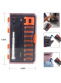 KPS KPS 52 in 1 Screwdriver Set with Case Magnetic Bit Extension Flexible Shaft Compatible Home Tool Set Multifunctional Professional Electronics Repair Kit Driver Kit for Mobile Laptop  - Image 5