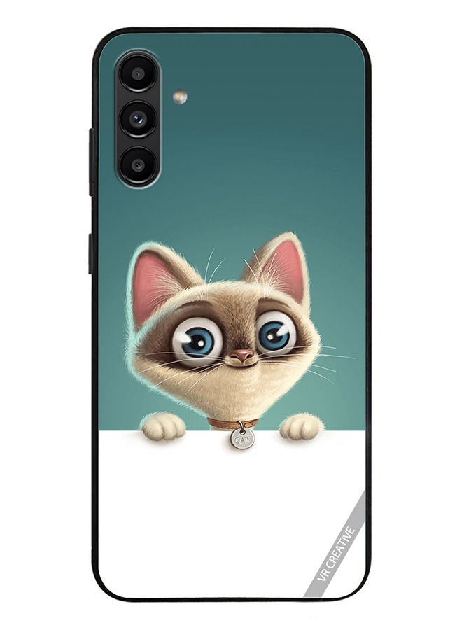 VR CREATIVE Protective Case Cover For Samsung Galaxy A13 5G Cute Cat Design Multicolour - Image 1