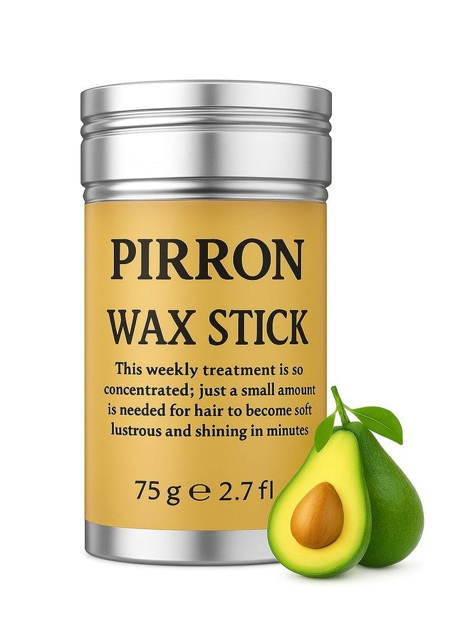 Pirron Hair Wax Stick for Women Styling, Wigs and Broken Hair Finishing - Hair Tamer for Smoothing Flyaways & Taming Edge Frizz, Non-greasy (Hair Wax + Hair Brush) - Image 2