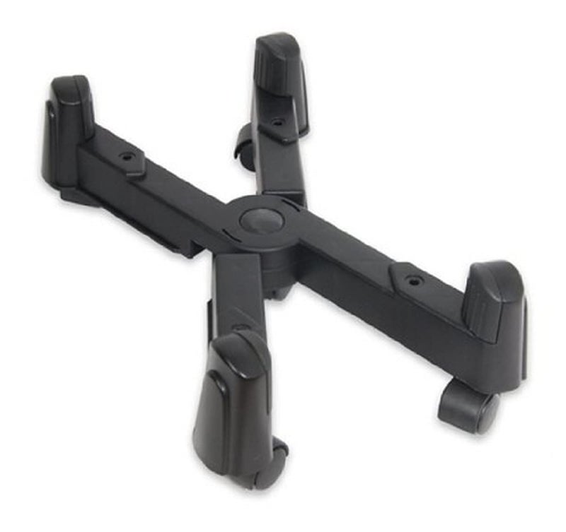Syba Mobile Desktop Tower Computer Floor Stand Rolling Caster Wheels and Adjustable Width from 6 to 10 Inches - Image 1