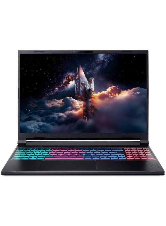 Acer Nitro V16S Laptop, 16" WUXGA 180Hz IPS Display, Intel Core 7 240H, 16GB RAM, 1TB SSD, NVIDIA GeForce RTX 5060 8GB, RGB ENG Keyboard, Black English black - Image 1