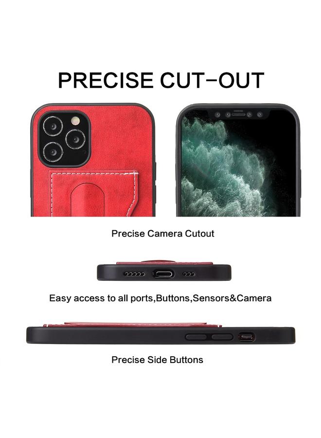 Zaboon Case For iPhone 12 Pro Max Fierre Shann Full Coverage Protective Leather Case with Holder & Card Slot - Image 5