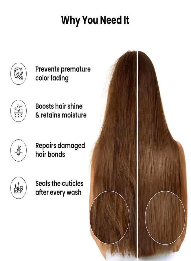 Thriveco Color Protection Conditioner | For Dye & Color Treated Hair | Bond Building Tech HYAPLEX™ & Hyaluronic Acid | Promotes Shine & Color Vibrancy | For Men & Women | 250ml (conditioner) - Image 5