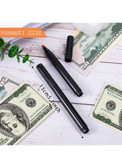 Zonon 12 Pieces Counterfeit Bill Detector Pen Money Checker Device Fake Bill Detector Pen Currency Detector Pen For Counterfeit Cash Detection Cash Currency Note Check Fake Bills  - Image 3
