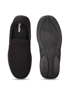 Bata BATA Mens Mesh Mushy Black Sneaker  - Image 5