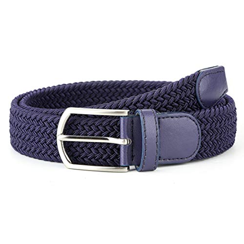 Radmire Braided Canvas Woven Elastic Stretch Belts for Men/Women/Junior with Multicolored - Image 3