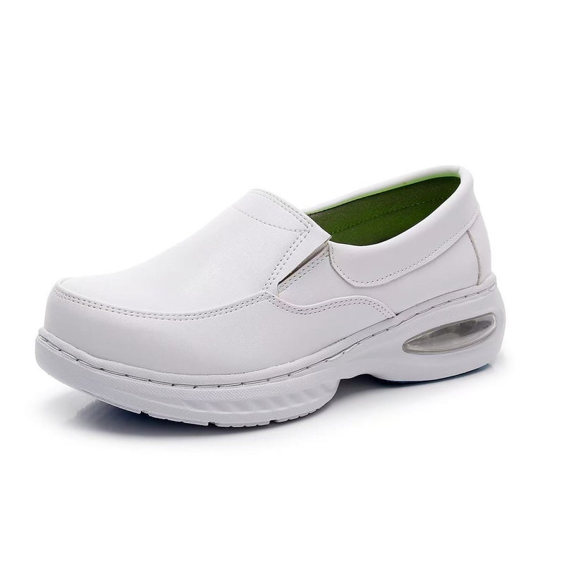 Blue Lion Bird Air Cushion Nurses Shoes Women'S Soft Sole Not Tired Foot Deodorant Non-Slip Fleece-Lined Warm Comfortable Medical White Shoes - Image 1