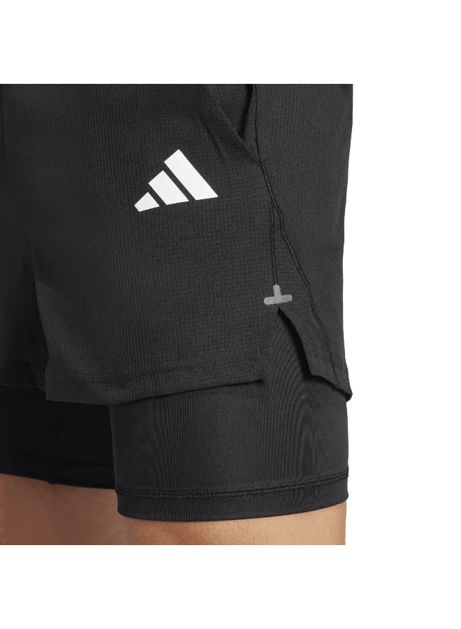 Adidas Adidas Gym+ 2In1 Short Black Shorts (1/2) Shorts For Men
