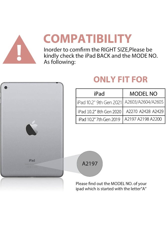 DUSALA Keyboard Case for iPad 10.2 9th Generation 2021/ 8th Gen 2020/ 7th Gen 2019 Wireless Magnetically Detachable Keyboard and Stand Folio Case for 10.2" iPad 9th/8th/7th Auto Sleep/Wake - Image 2