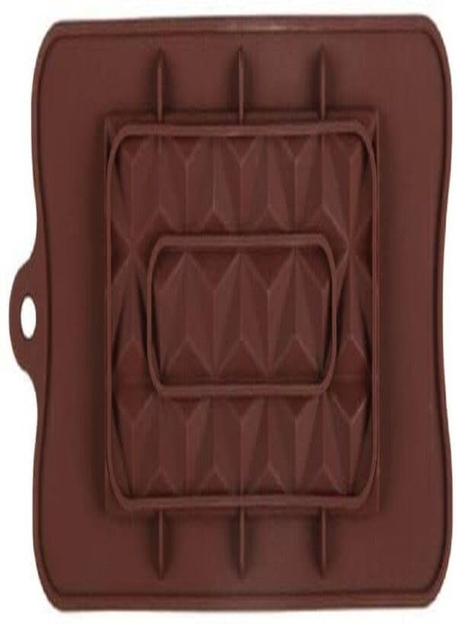 MASOOM NX Bakeware Silicon Set of 3 Chocolate Mould / 3 Assorted Slab Mould Combo (101-103-114) Bubbly Bar, Pyramid Bar & Christmas Designs - Image 5