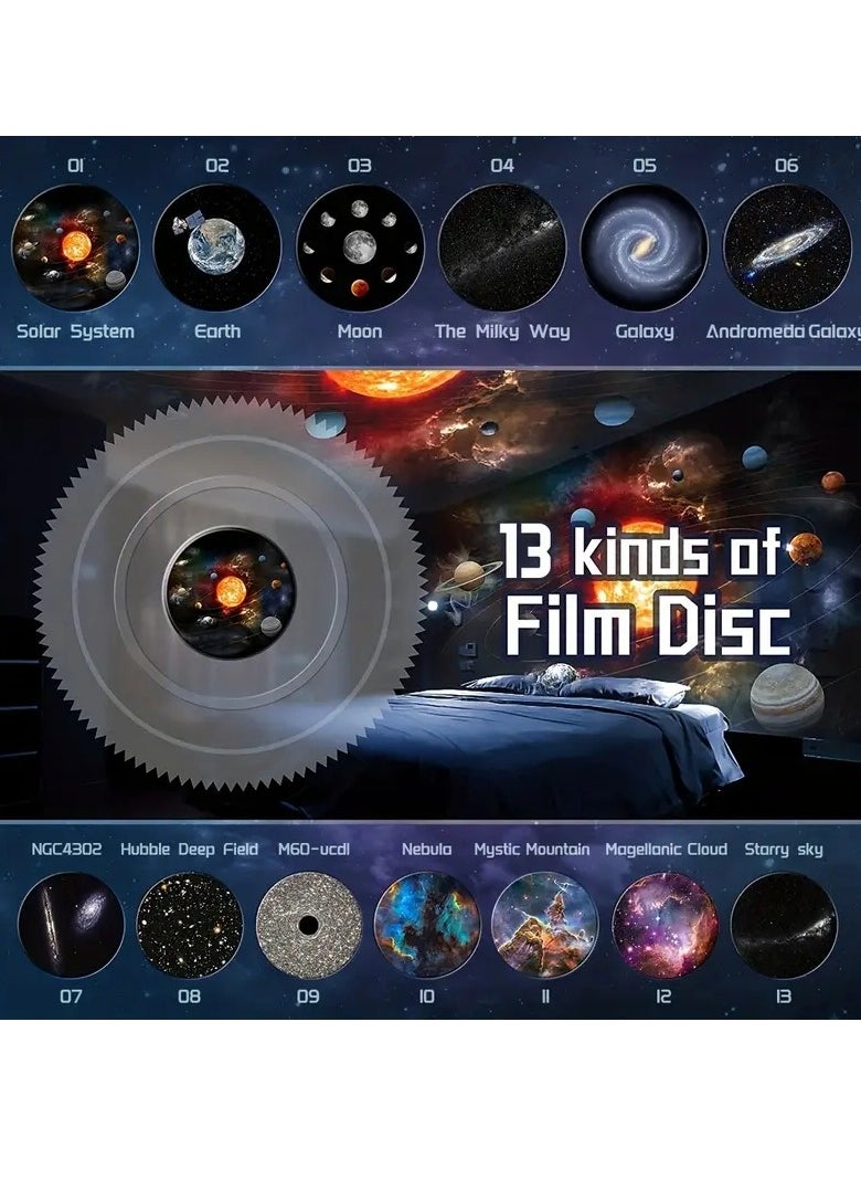 Gonice - 13 In 1 Star Projector Night Light, Galaxy Projector, Planetarium Projector For Bedroom, Aurora Projector - Image 1