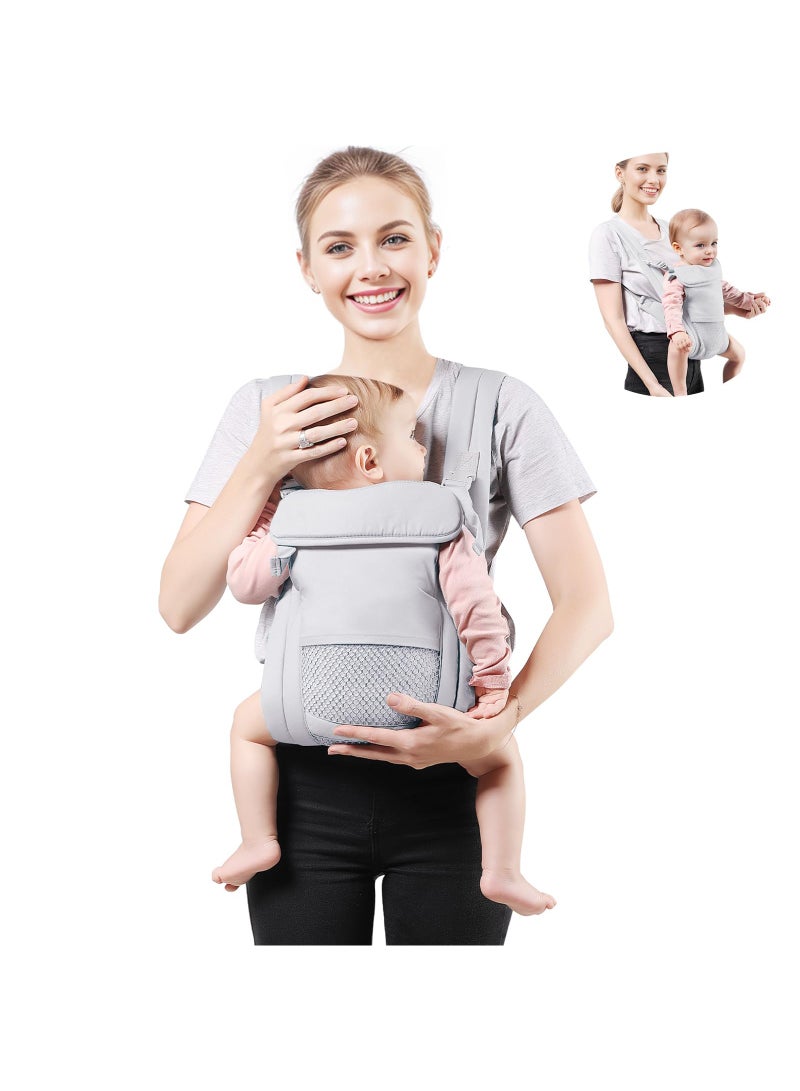 Baby Carrier Newborn to Toddler, Cozy Baby Wrap Carrier(7-30lbs), Easily Adjustable Toddler Carrier, Lightweight Baby Holder Carrier, Baby Sling Carrier, All Positions Baby Chest Carrier - Image 1