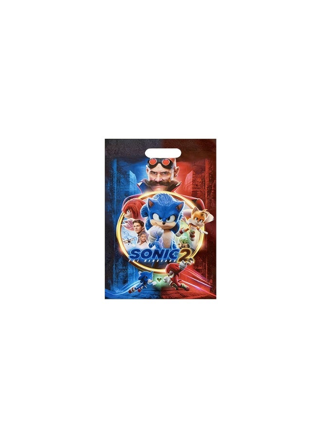 20Pcs Sonic the Hedgehog Party Favor Bags for Kids (4 Designs, 5 Each), Cool Sonic Gift Bags with Handles, Sonic Goodie Bags for Birthday Party Candy Treat Bags, Birthday Party Decoration Supplies - Image 5