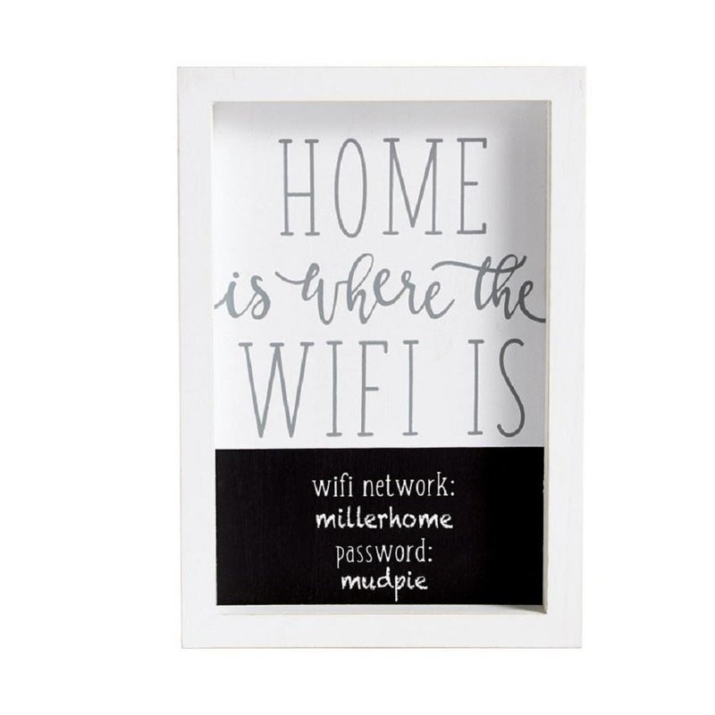 Mud Pie WiFi Home Decor Plaque - Image 2