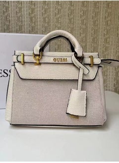 Stylish Kelly Small Handle Belt Embellished Charm Tote