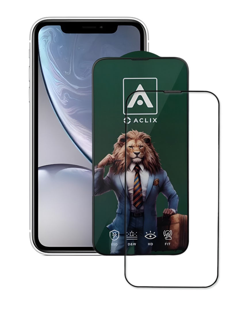 ACLIX Antistatic ESD Dustproof Premium Quality High Definition Tempered Glass Screen Protector Designed For  iPhone XR - Image 1