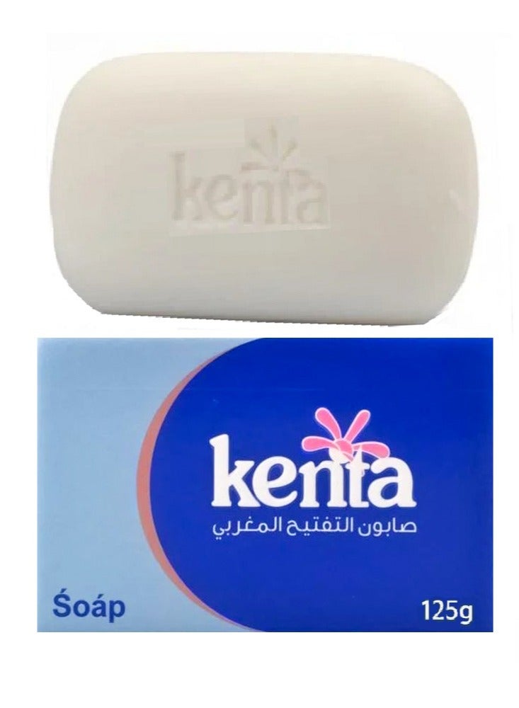 كنتا مجموعة من قطعتين صابون كنتا المغربية لتفتيح البشرة وتبييض المناطق الحساسة - 125x2 جم - Image 2
