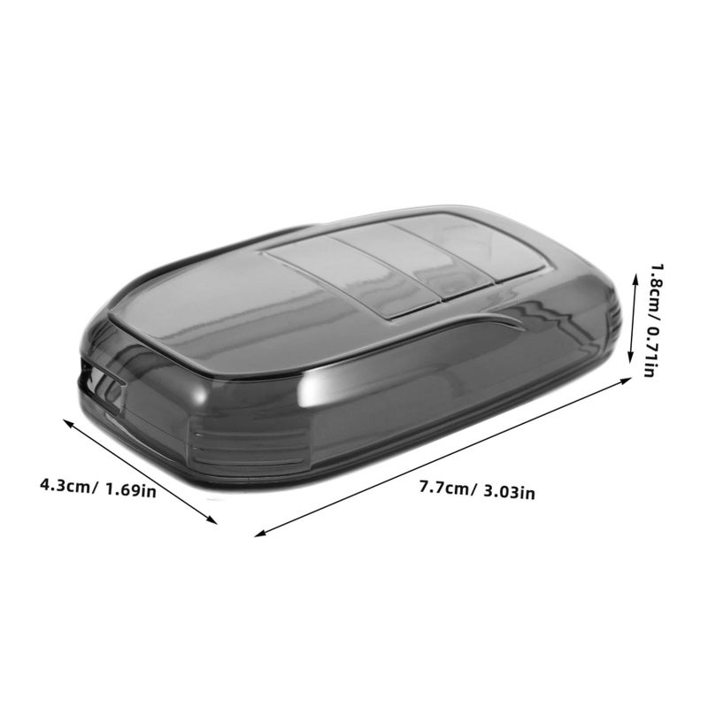 Transparent Key Fob Cover Durable Soft Protection Shell Easy Installation Showcase Original Key Design Full Coverage - Image 3