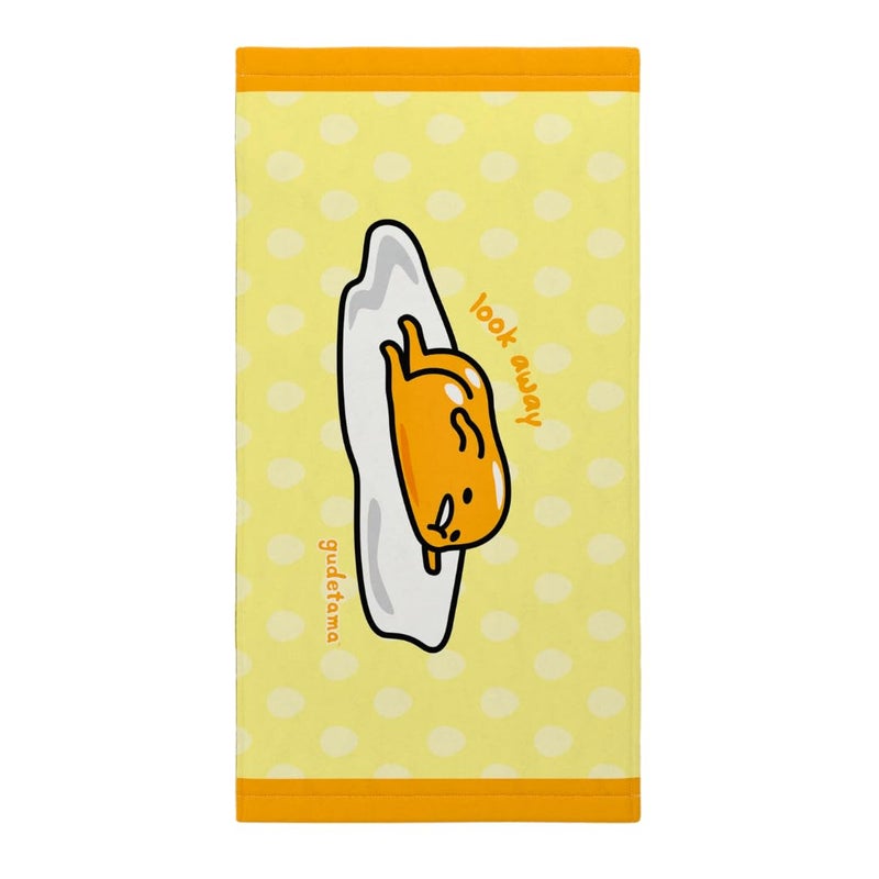 Franco Collectibles Gudetama Super Soft Cotton Bath/Pool/Beach Towel, 60 in x 30 in, (100% Officially Licensed Product)
