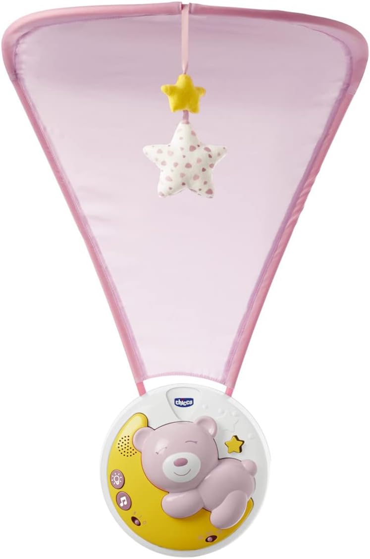 Chicco Next2Moon Cot Mobile 0m+, Pink - Image 1