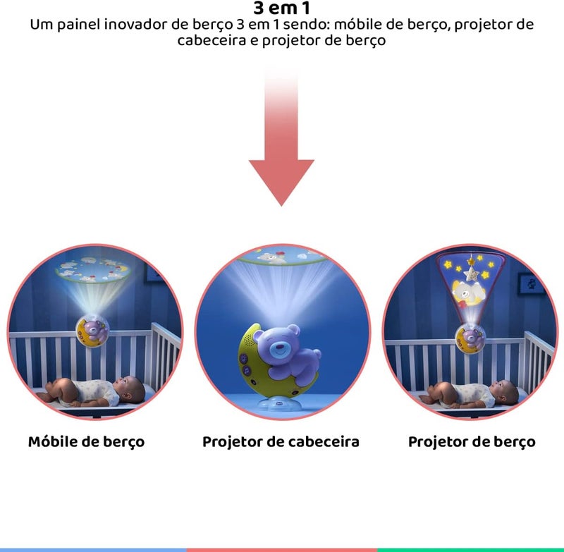 Chicco Next2Moon Cot Mobile 0m+, Pink - Image 3