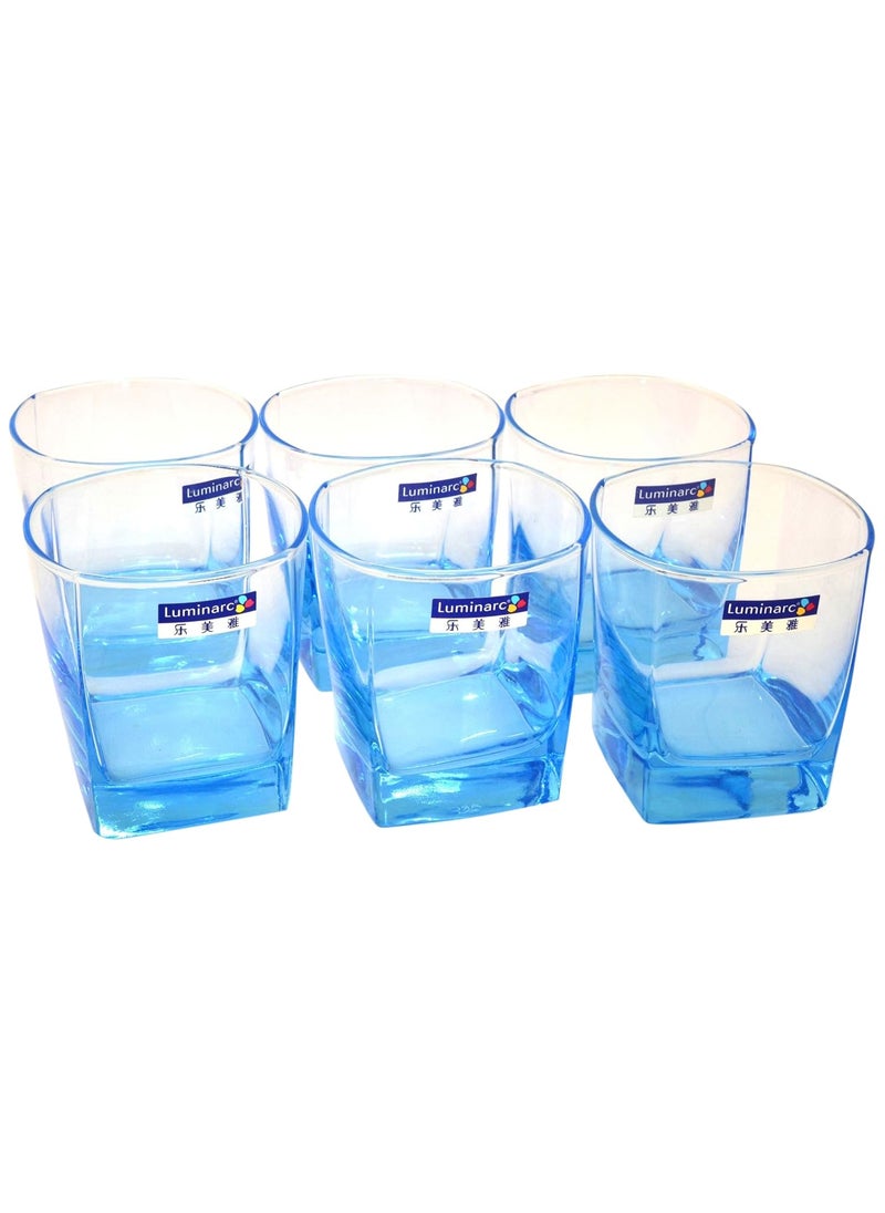 Luminarc Luminarc Glass Tumbler - Set of 6, Blue, 300ml  - Image 2