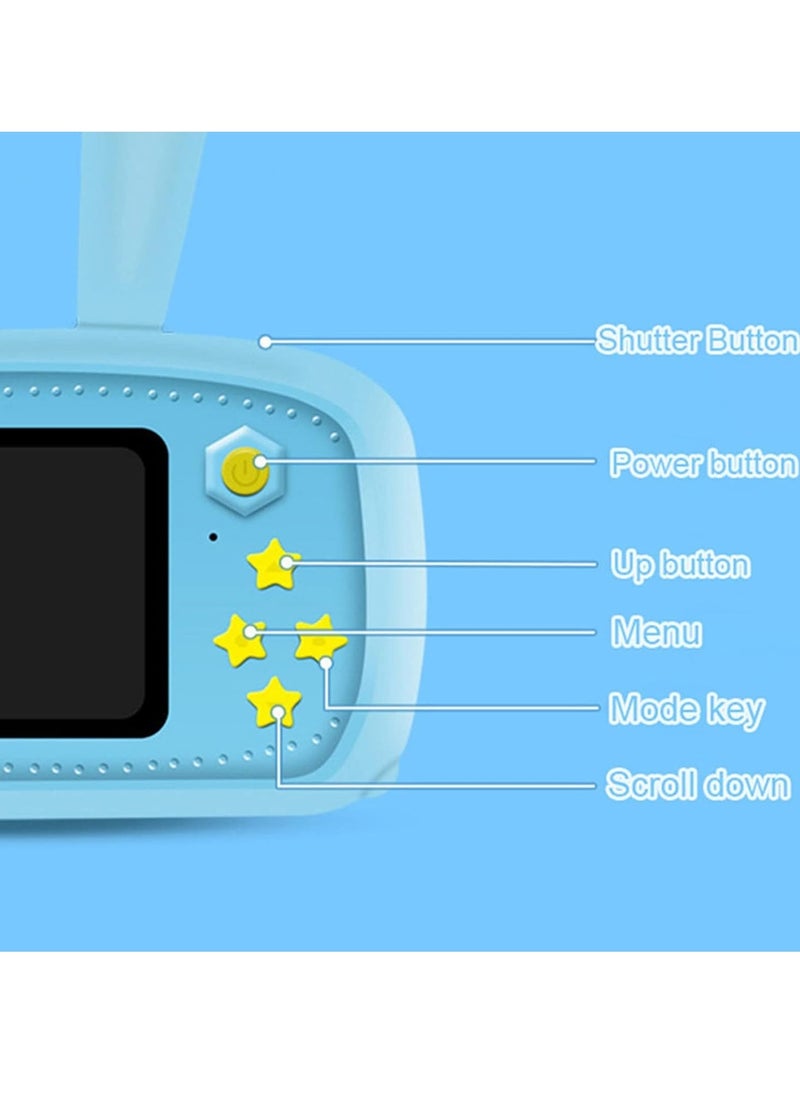 JAJEEK Kids Camera for Boys & Girls – 2.0 Inch HD Screen Video Camcorder, Rechargeable Digital Camera for Ages 3-10, Perfect Birthday & Christmas Gift for Children, Fun Toys for Creative Kids - Image 4