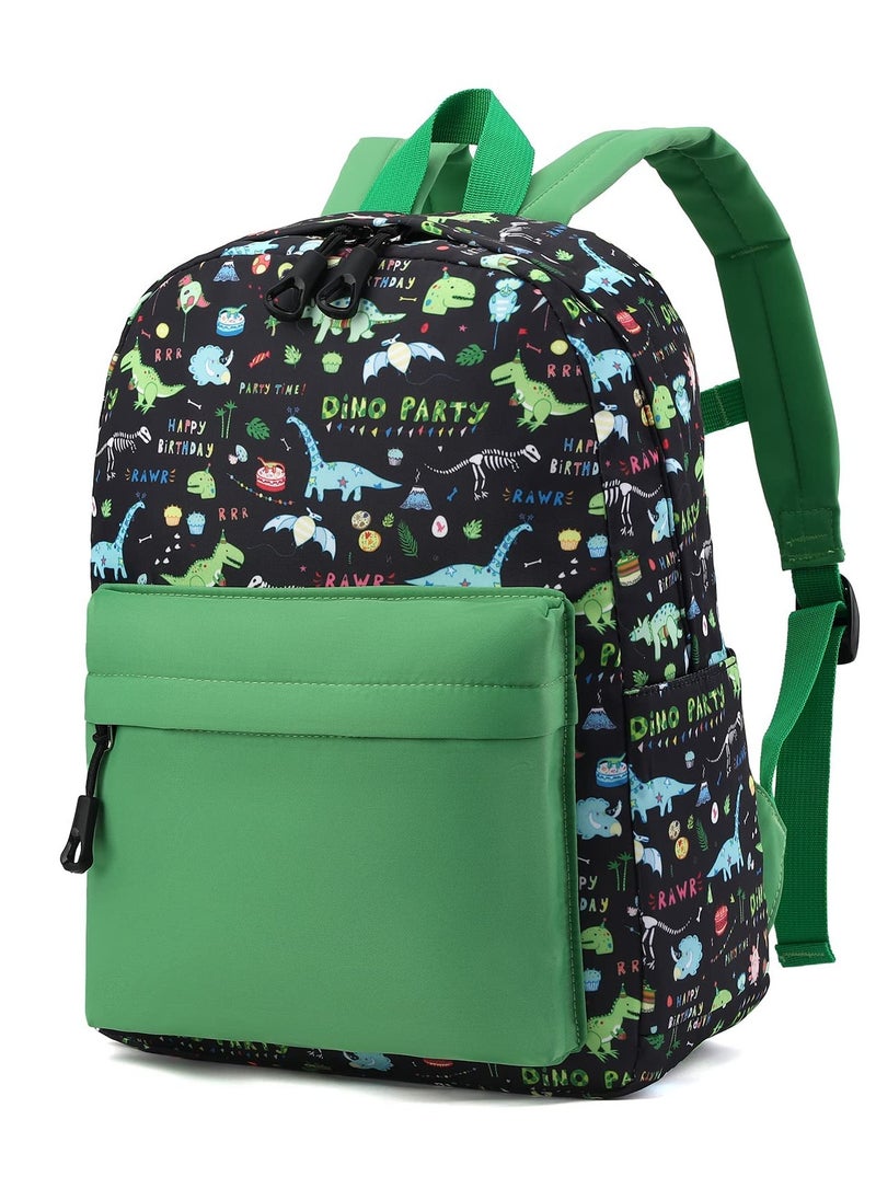 Excefore - Preschool Backpack KidsToddler Little Kid Backpacks for Boys with Chest Strap Cute Dinosaur Sizes for Preschool Elementary Toddlers - Image 1