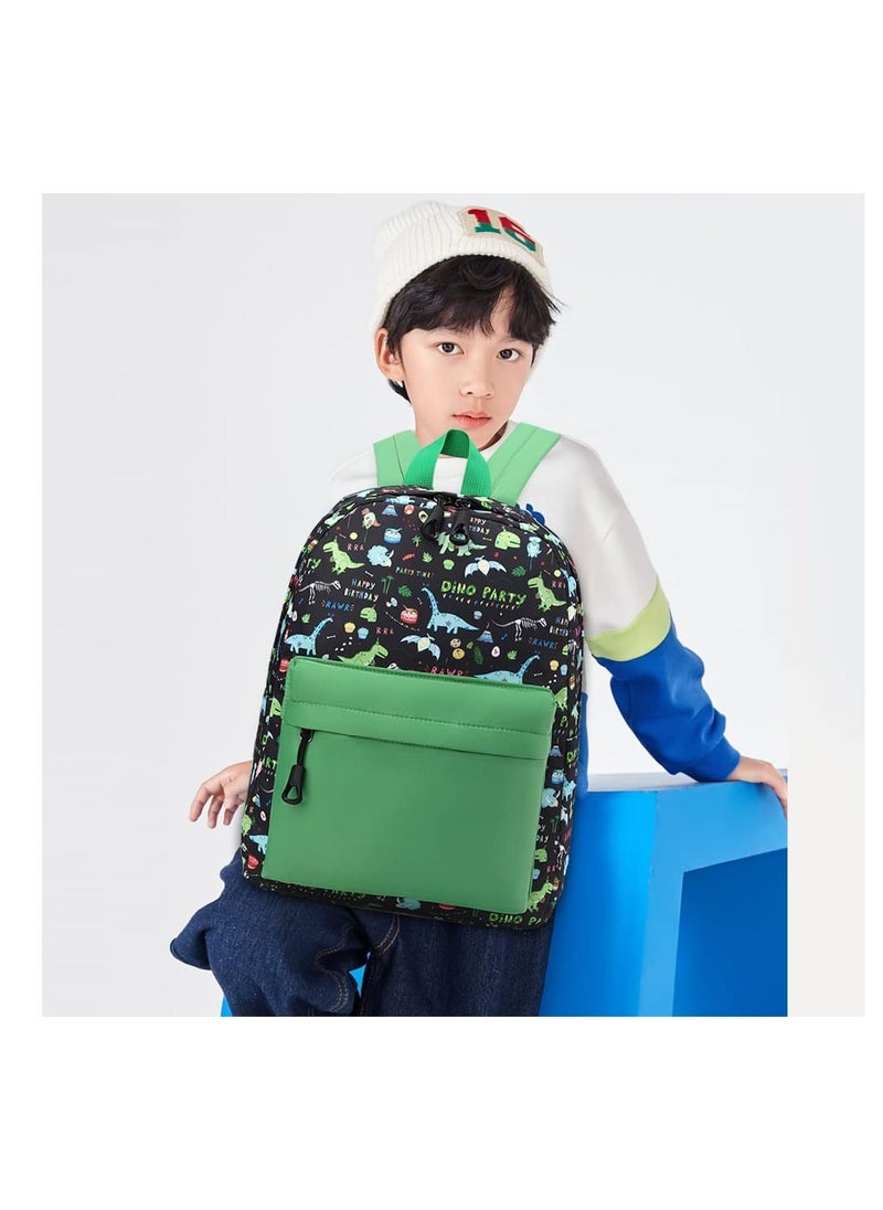 Excefore - Preschool Backpack KidsToddler Little Kid Backpacks for Boys with Chest Strap Cute Dinosaur Sizes for Preschool Elementary Toddlers - Image 1