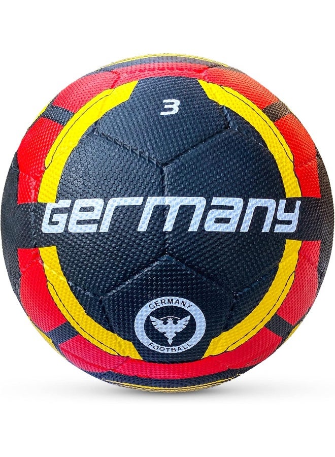 Vector X Germany Football – Rubber Moulded, Machine Stitched, 32 Panel, Multicolor, Size 3, Indoor & Outdoor Soccer Ball - Image 1