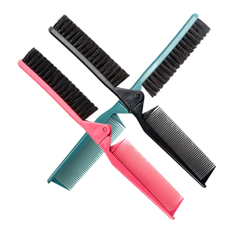 3pcs Foldable Travel Hair Comb: Compact Hairstyling Comb Double Sided For Men And Women - Pocket Folding Hair Brush For Office Gym Outdoor - Image 5
