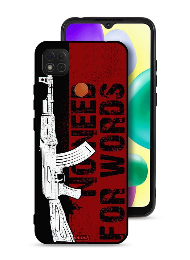 Tolwak Xiaomi Redmi 9C Protective Case Cover No Need For Words  - Image 1