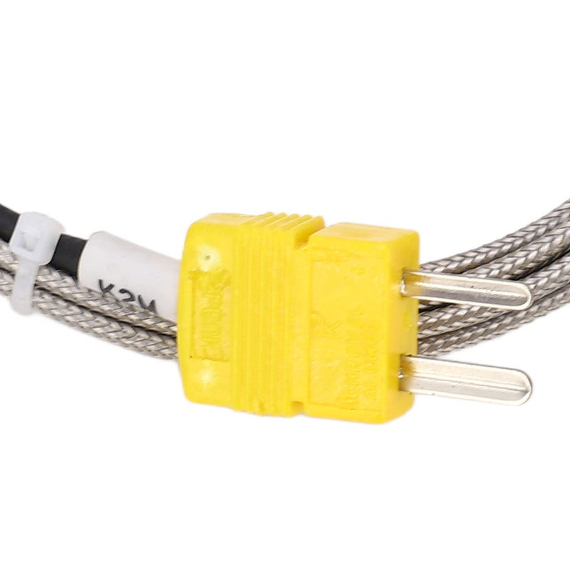K Type Thermocouple: ±1℃ High Accuracy, -100 To 1250℃ Wide Range, 1/8in NPT Thread 80mm Stainless Steel Temperature Probe - Compact Easy Installation, High Reliability Sensor for Industrial & Lab Temp - Image 3