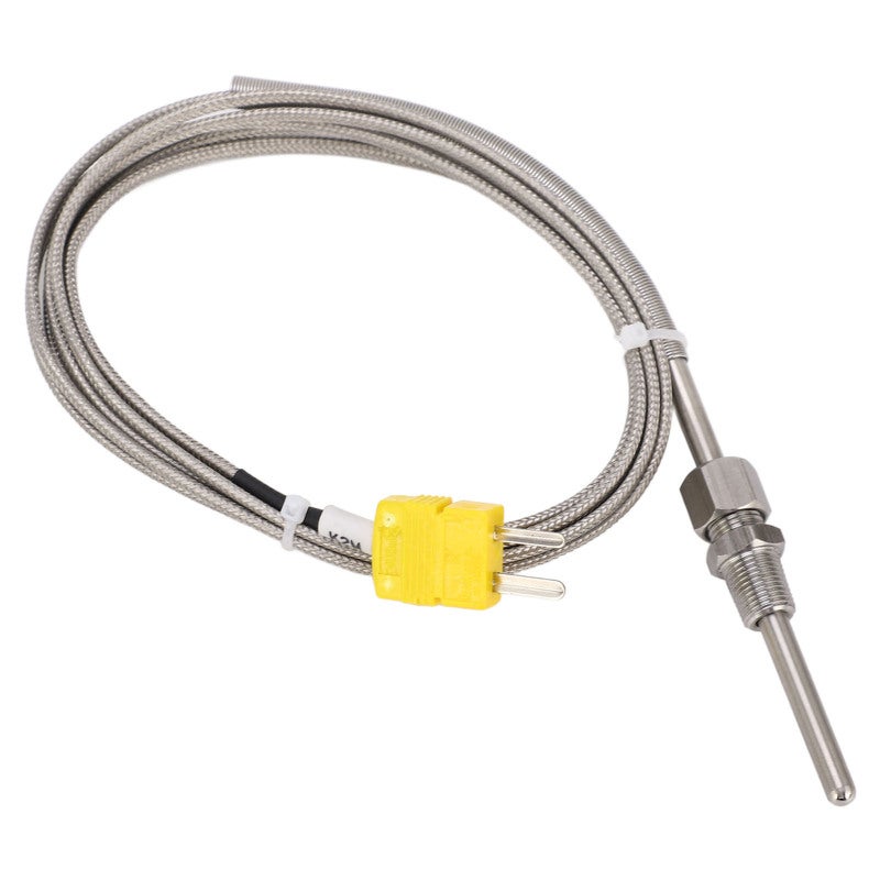 K Type Thermocouple: ±1℃ High Accuracy, -100 To 1250℃ Wide Range, 1/8in NPT Thread 80mm Stainless Steel Temperature Probe - Compact Easy Installation, High Reliability Sensor for Industrial & Lab Temp - Image 1