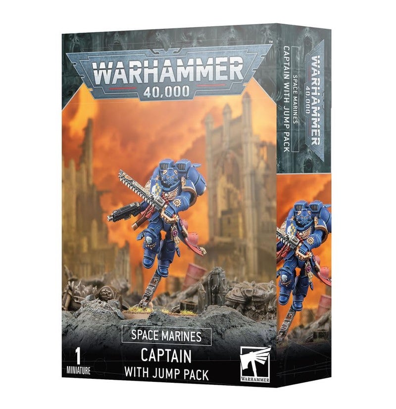 Games Workshop - Warhammer 40,000 - Space Marines: Captain with Jump Pack (2023 Edition), Black - Image 2