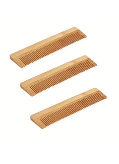ORiTi Detangling Bamboo Comb for Men and Women - Wide Tooth Hair Scalp Massage Brush for Healthy Hair and Scalp  - Image 4