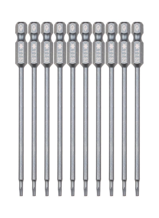 Loquat 10-Piece Security Torx Bit Set Grey - Image 1