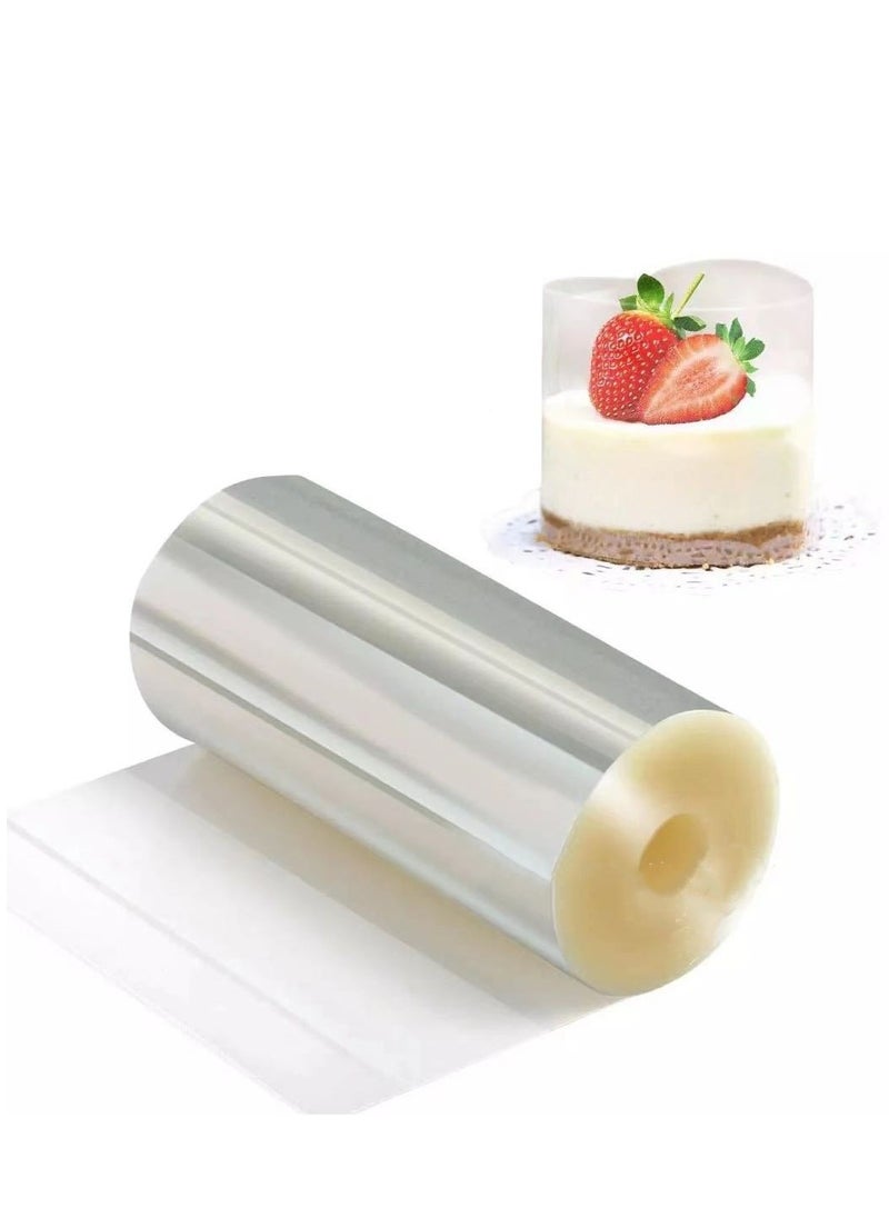 Generic Cake Collars Transparent Acetate Clear  - Image 1