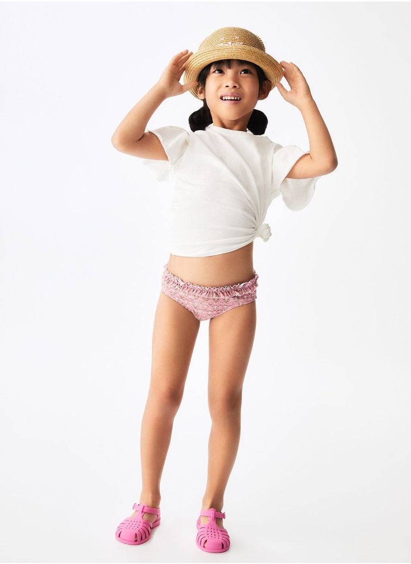 MANGO - Ruched bikini bottom - Image 1