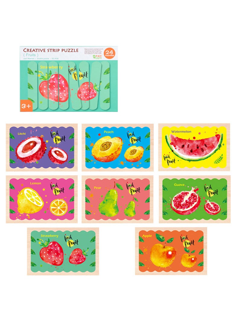 لعبة تعليمية للأطفال على شكل فاكهة