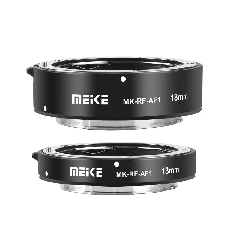 Meike ميكي MK-RF-AF1 13mm + 18mm مجموعة حلقات توسيع ماكرو معدنية AF كاملة الإطار لكاميرات سلسلة EOS-R وكاميرات RF Mount كاميرات EOS-R EOS-RP - Image 1