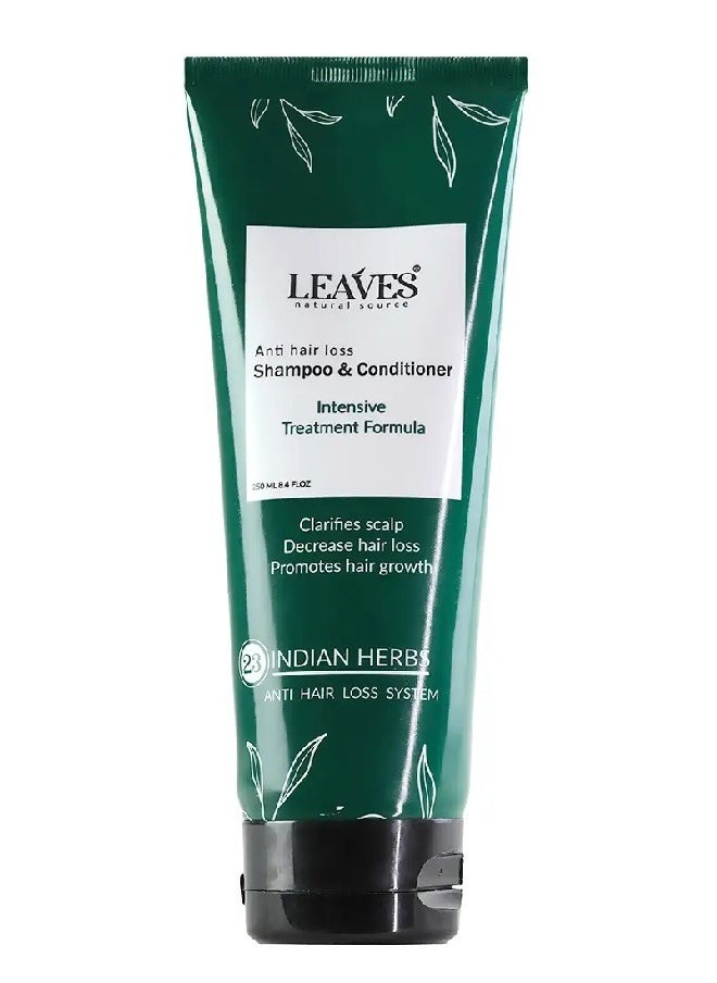 LEAVES - Anti Hair Loss Shampoo & Conditioner 250ml - Image 1
